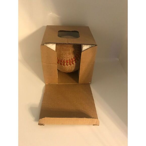 Large Baseball Christmas Ornament Figurine Hand Painted NEW Gift - Picture 3 of 4